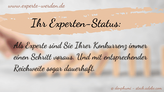 Expertenstatus und Reichweite.